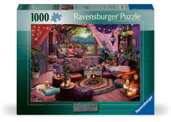 Ravensburger My Haven No 12 Boho Retreat Puzzle 1000pc