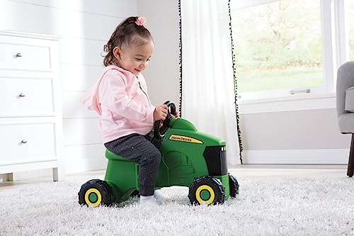 John Deere Foot to Floor Sit-N-Scoot Tractor Ride-On