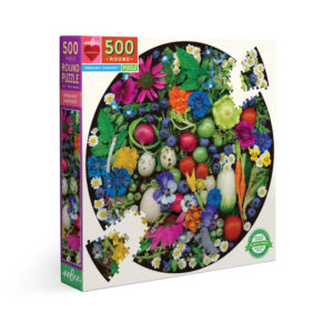 EeBoo Organic Harvest Round Puzzle 500pc
