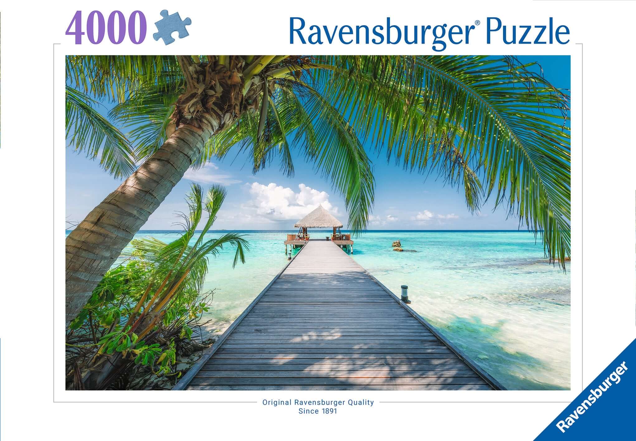 Ravensburger Dream Beach in the Maldives Puzzle 4000pc
