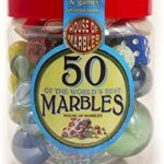 House of Marbles 50 of The World's Best Marbles, Tub of 50 Marbles, with a Mixed Asso