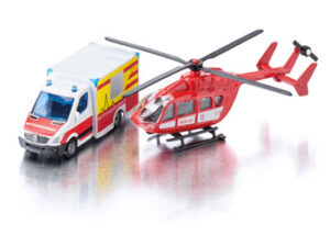 Siku 1748 Mercedes-Benz Ambulance & Helicopter