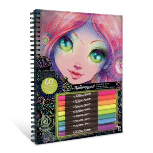 Nebulous Stars Black Pages Coloring Book Coralia (Neon Pens)