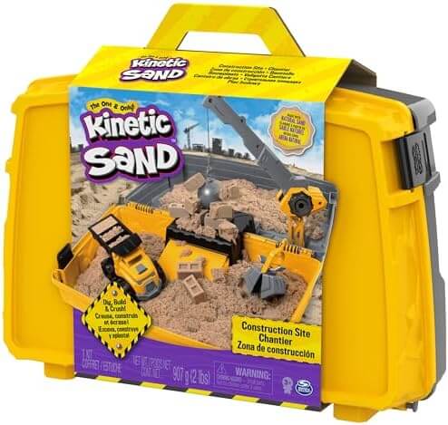 Kinetic Sand Construction Folding Sandbox