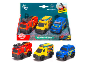 Dickie Toys Micro Rescue Force (Set of 3) 8cm