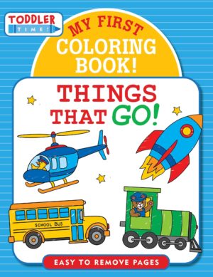 My First Colouring In Book Things that Go