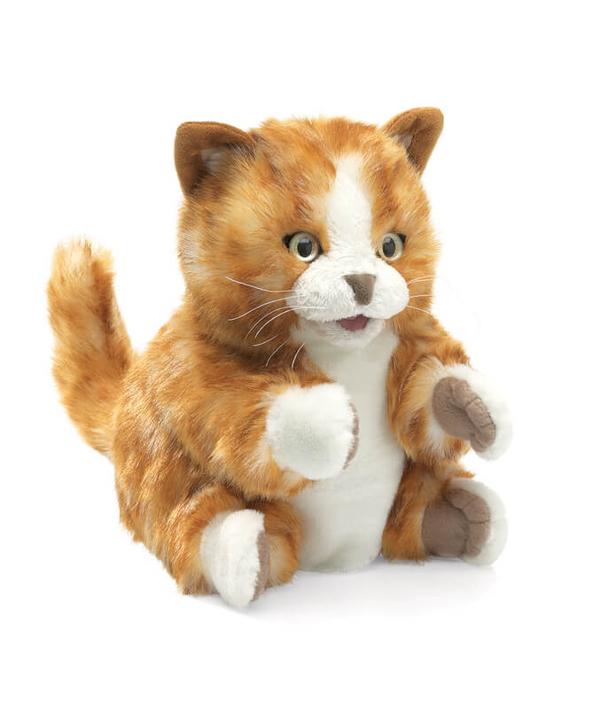Folkmanis FM2845 Orange Tabby Cat Puppet Folkmanis FM2845 Orange Tabby Cat Puppet