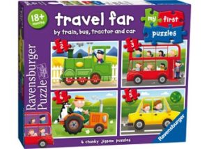 Ravensburger My First Puzzle Travel Far 2 3 4 5Pc