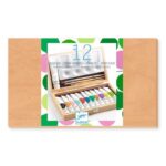 Djeco DJ8908 Artist's Box with 12 Gouaches Tubes