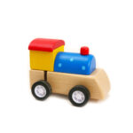 House of Marbles Wind-Up Wooden Clockwork Train Asst (ea)