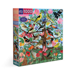 eeBoo French Medieval Song Birds Puzzle 1000pc