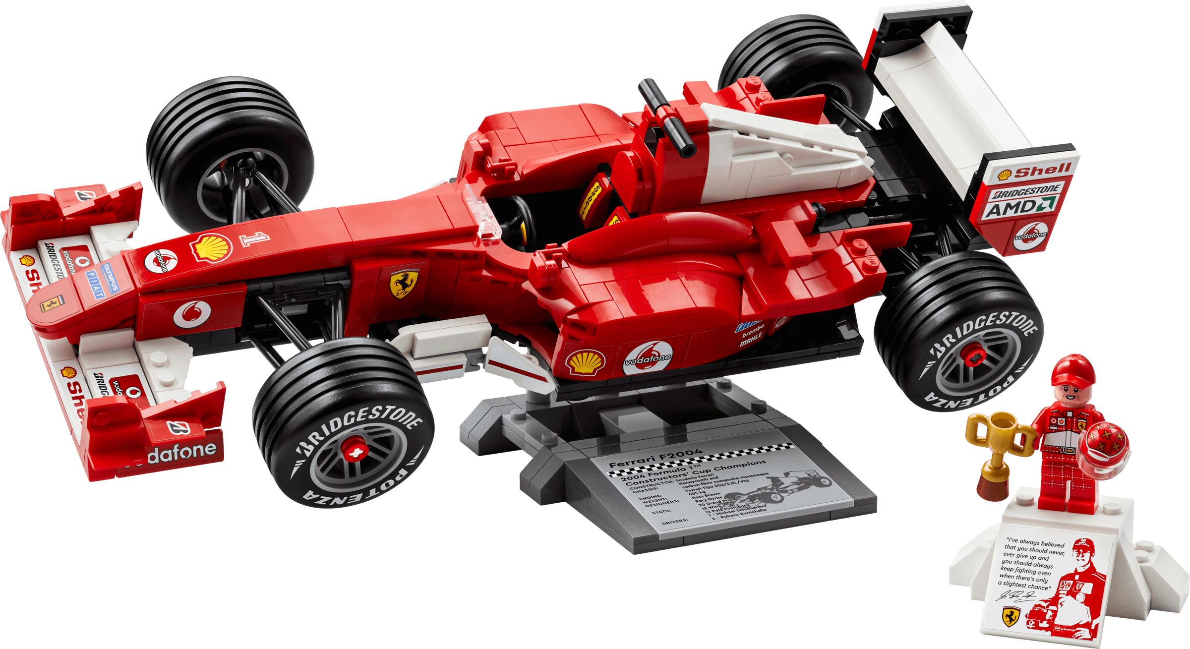 LEGO Icons 11375 Ferrari F2004 & Michael Schumacher