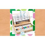 Djeco DJ8908 Artist's Box with 12 Gouaches Tubes
