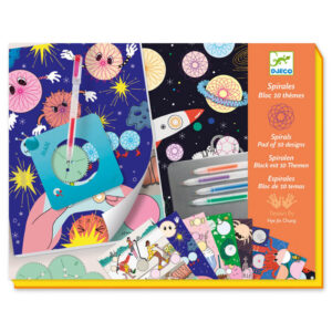 Djeco DJ8736 Spirals Pad Of 10 Designs