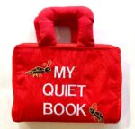 My Quiet Book Zipper - Red or Blue