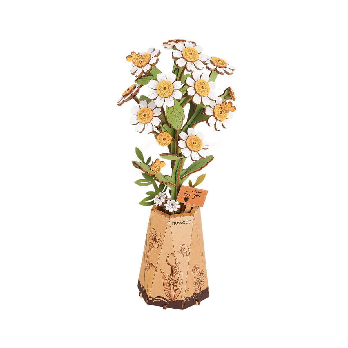 DIY Miniature Wood Bloom Chamomile DIY Miniature Wood Bloom Chamomile