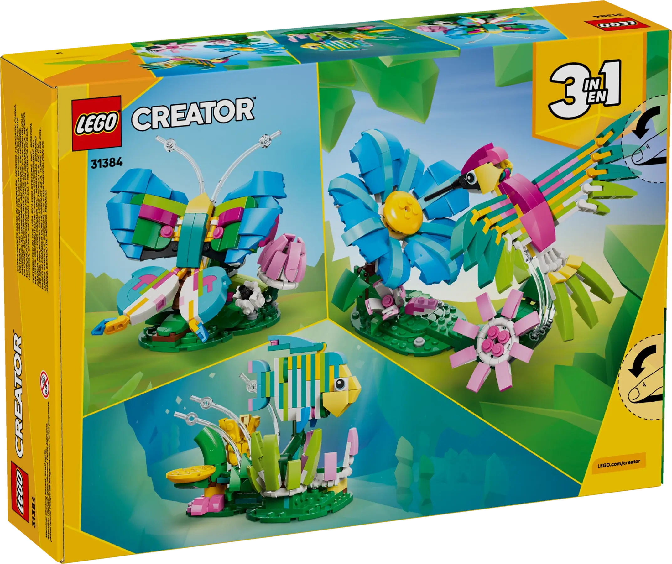 Lego Creator 3in1 31384 Wild Animals: Colorful Hummingbird
