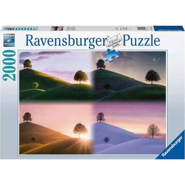 Ravensburger Atmospheric Trees And Mountains Puzzle 2000pc