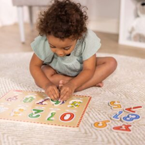 M&D See-Inside Numbers Peg Puzzle 10pc