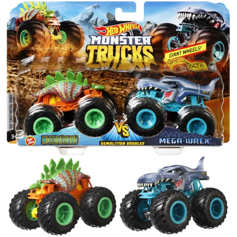 Hot Wheels Monster Trucks 1:64 Demolition Doubles