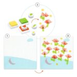 Djeco DJ9950 With Flowers Stamps Set