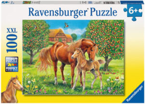 Ravensburger Horses in the Field Puzzle 100 pc