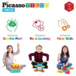 Picasso Tiles 50pc Magnetic Cubes