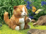 Folkmanis FM2845 Orange Tabby Cat Puppet