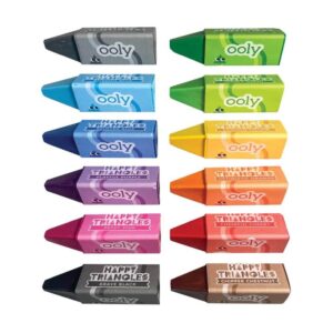 Ooly Crayons Jumbo Happy Triangles
