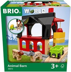 BRIO 36012 Animal Barn 6 Pieces