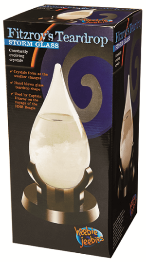 Heebie Jeebies Fitzroy’s Tear Drop Storm Glass