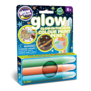 Brainstorm - Glow In The Dark Colour Paint Pens 3pk