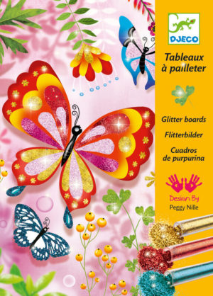 Djeco DJ9503 Glitter Boards Butterflies