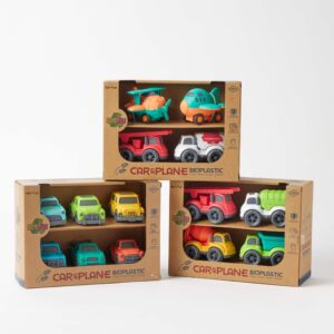 Jiggle & Giggle Bioplastic Car & Plane Set Assorted