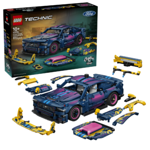 LEGO Technic 42236 Custom Garage Ford Mustang GT Car