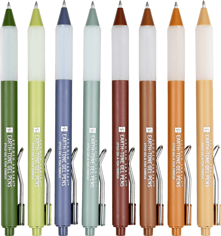 Earth-Tone Gel Pens