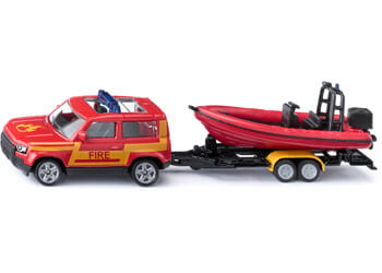 Siku 1608 Land Rover Defender With Boat