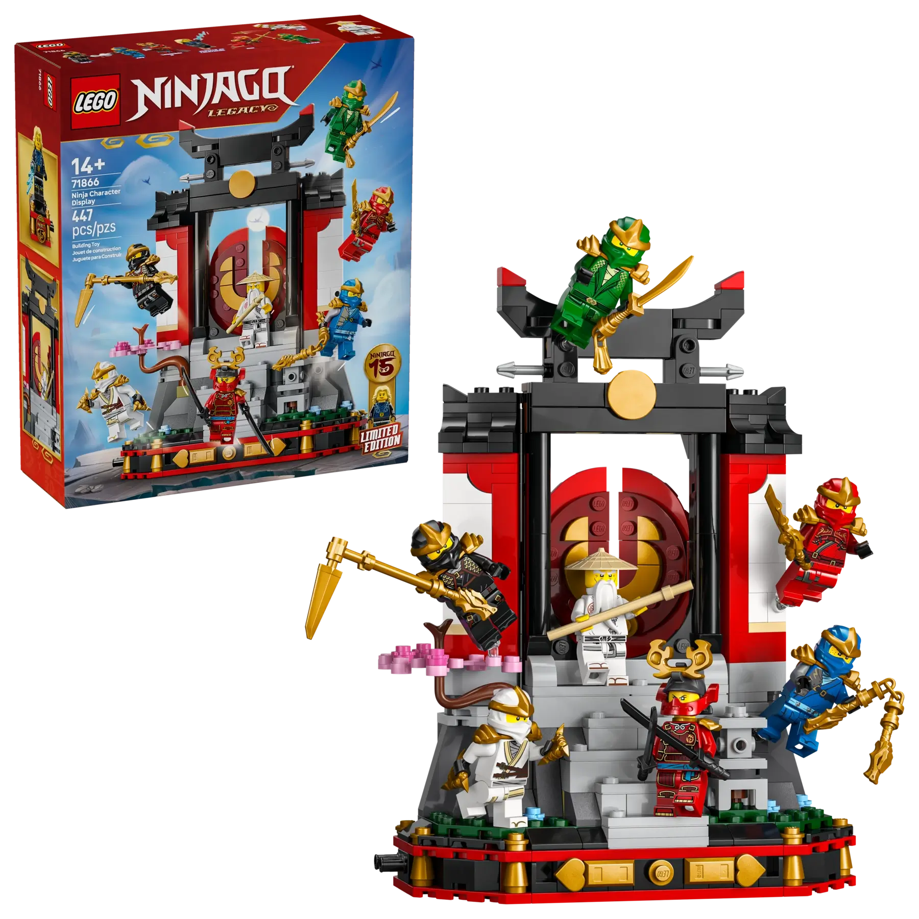 Lego Ninjago 71866 Ninja Character Display 15th Anniversary