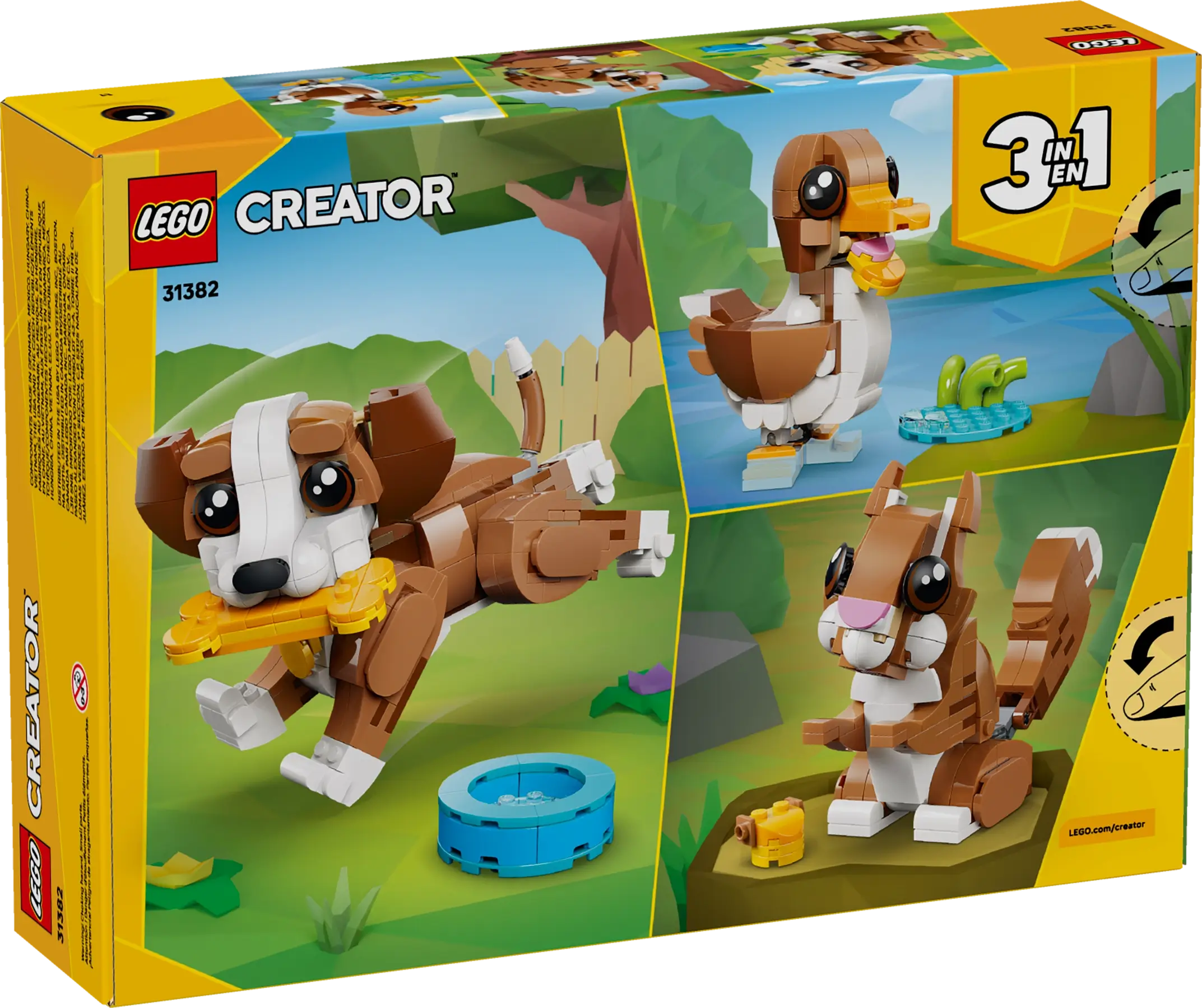 Lego Creator 3in1 31382 Cute Animals: Playful Puppy Dog