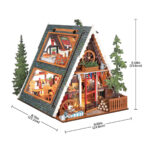 DIY Miniature House A-Frame Cabin