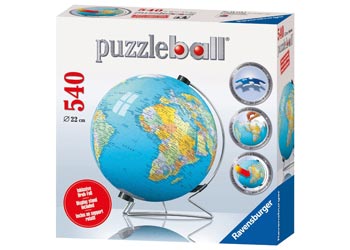 Ravensburger World Globe Puzzleball 540pce