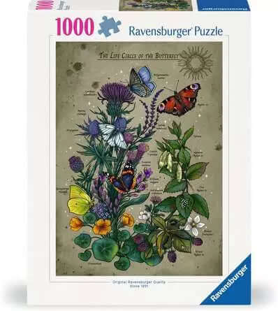 Ravensburger Lifecircle Butterfly Puzzle 1000pc