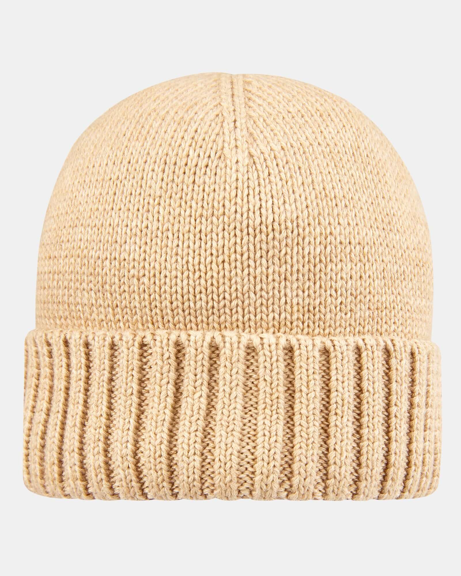 Organic Beanie Rover/Driftwood / L