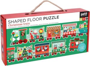 Christmas Train Shaped Floor Puzzle 30pc