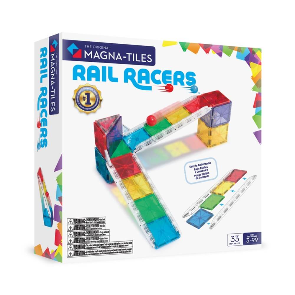 MAGNA-TILES Rail Racers 33pc Set