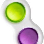 Fat Brain Simpl Dimpl 2-Dot Keyring