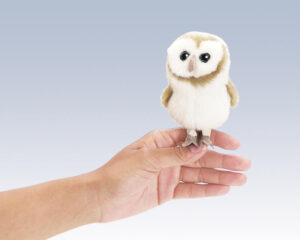 Folkmanis Mini Barn Owl Finger Puppet
