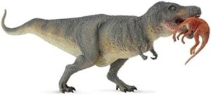 CollectA Prehistoric Life Tyrannosaurs Rex with Prey (Struthiomimus) Toy Dinosaur Figure -