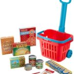 M&D Fill and Roll Grocery Basket Play Set
