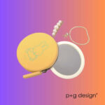 Miffy Yellow Round Pouch